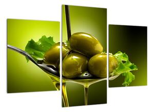Obrazy do kuchyne - olivy (Obraz 90x60cm)