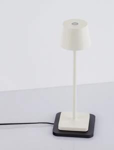 Vonkajšia stolová lampa Deck biela