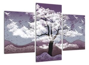 Abstraktný obraz stromu (Obraz 90x60cm)