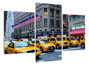 Moderný obraz - žlté taxi (Obraz 90x60cm)