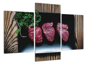 Obraz - steaky (Obraz 90x60cm)