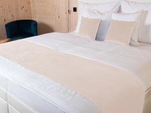 Biante Zamatový prehoz/behúň na posteľ Velvet Prémium SVP-020 Béžový 60x240 cm