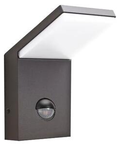 Ideal Lux - LED vonkajšie svietidlo so senzorom STYLE LED/9W/230V CRI 90 IP54 antracit