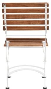 PARKLIFE Skladací stolička - hnedá/biela