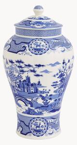 Porcelánová váza Blue Italian Gothic Castle, V 36 cm
