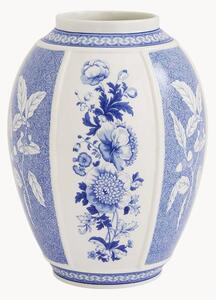 Porcelánová váza Blue Italian British Flowers, V 26 cm