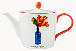 Čajník z jemného kostného porcelánu Doodles