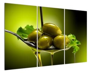 Obrazy do kuchyne - olivy (Obraz 120x80cm)