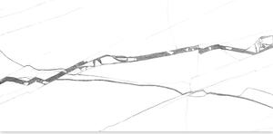 Lotosan ETERNA White dlažba s lesklým povrchom, rektifikovaná 60 x 120 x 0,88 cm LC1000661 1,44 m2