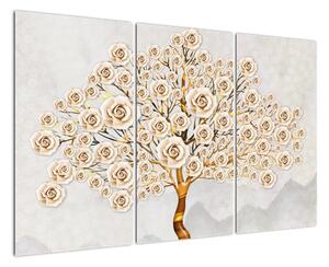 Zlatý strom - moderný obraz (Obraz 120x80cm)