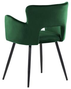 Set 2 ks jedálenských stoličiek Shelba (smaragdová) . Vlastná spoľahlivá doprava až k Vám domov. 1075758