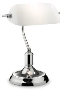 Stolová lampa Ideal lux 045047 LAWYER TL1 CROMO 1xE27 60W