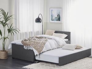 Rozkladacia posteľ 90 cm MERMAID (s roštom) (sivá). Vlastná spoľahlivá doprava až k Vám domov. 1007334