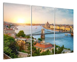 Obraz Budapešť - výhľad na rieku (Obraz 120x80cm)