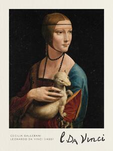 Obrazová reprodukcia Cecilia Gallerani (The Lady with an Ermine) - Leonardo Da Vinci, (30 x 40 cm)