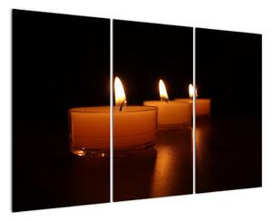 Obraz sviečok (Obraz 120x80cm)
