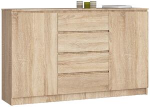 Ak furniture Komoda Tove K 160 cm dub sonoma