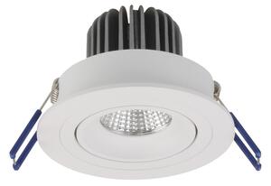 LED2 2160331 191N, otočné a výklopné zápustné bodové svietidlo 92mm 6W/530lm 3000K biela