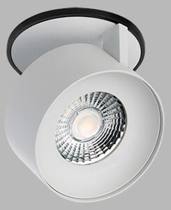 LED2 21507331 KLIP kruhové otočné zápustné bodové svietidlo 77mm 11W/770lm 3000K čierno biela