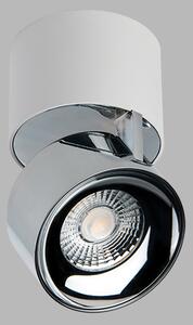 LED2 11508215 KLIP ON stropné bodové povrchové svietidlo LED D77mm 11W/770lm 2700K biela, chrómová