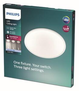 Philips SuperSlim Clear LED CL550 stropné svietidlo 300mm 18W/1700lm 4000K SceneSwitch