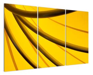 Žltá abstrakcie (Obraz 120x80cm)