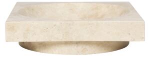 Misa Hew Low Centrepiece, Travertine – Ferm Living