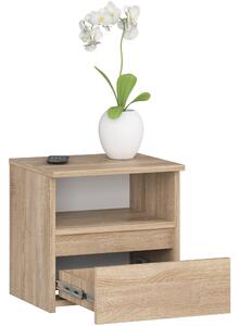 Ak furniture Noční stolek CL1 40 cm dub sonoma
