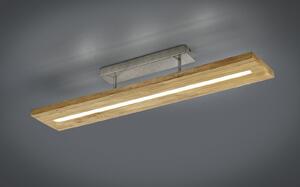 TRIO 623710130 Brad LED stropné svietidlo 27W/3000lm 3000K prírodné drevo, switchdimmer