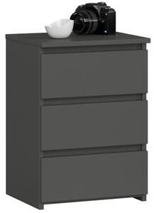 Ak furniture Komoda CL3 40 cm grafitově šedá