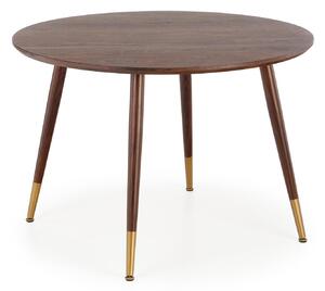 Elegantný okrúhly jedálenský stôl Hema1880, orech