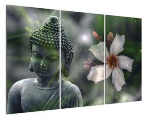 Abstraktný obraz - Buddha (Obraz 120x80cm)