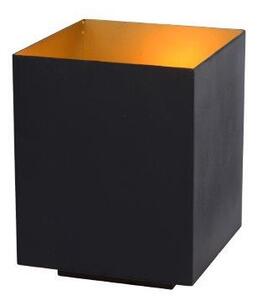LUCIDE 45589/01/30 SUZY stolová lampa E14/40W štvorcová čierna/zlatá