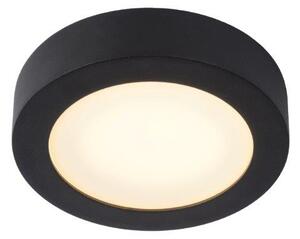 LUCIDE 28116/18/30 BRICE stropné stmievateľné kúpeľňové LED svietidlo 11W Ø17.5cm IP44 čierna