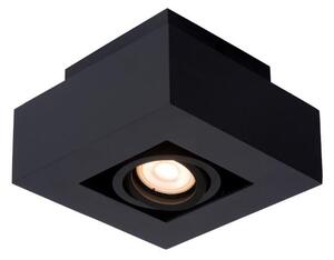 LUCIDE 09119/06/30 XIRAX stropné bodové stmievateľné svietidlo 1xGU10/5W LED čierna