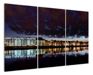 Nočné mesto, obraz (Obraz 120x80cm)