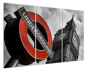 Londýnske metro - obraz (Obraz 120x80cm)