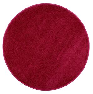 Vopi koberce Vianočný kusový koberec Eton vínovo červený kruh - 200x200 (priemer) kruh cm