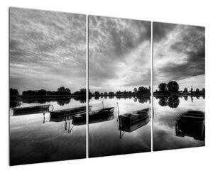 Lode na jazere - obraz (Obraz 120x80cm)