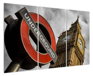 Londýnske metro - obraz (Obraz 120x80cm)