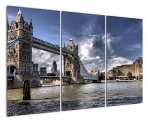 Tower Bridge - moderné obrazy (Obraz 120x80cm)