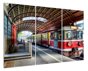 Obraz vlakovej stanice (Obraz 120x80cm)