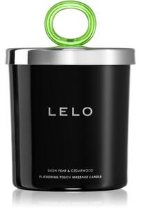 Lelo Flickering Touch Massage Candle masážna sviečka Snow Pear & Cedarwood 150 g