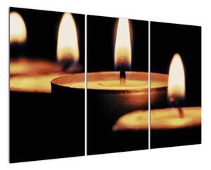 Horiace sviečky - obraz (Obraz 120x80cm)