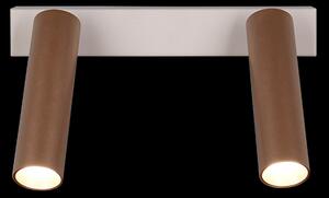 Trio T849210265 LED bodové stropné svietidlo AMBALA | 5W integrovaný LED zdroj | 2x500lm | 2300+3000+4000K | hnedá