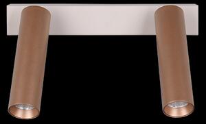 Trio T849210265 LED bodové stropné svietidlo AMBALA | 5W integrovaný LED zdroj | 2x500lm | 2300+3000+4000K | hnedá
