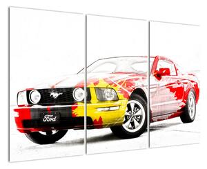Auto Ford Mustang - obraz (Obraz 120x80cm)