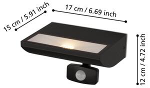 Eglo 99579 - LED Vonkajšie svietidlo so senzorom SORRONARO LED/10,5W/230V IP44