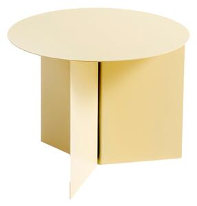 Konferenčný stolík Slit, Round Light Yellow – HAY