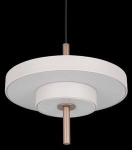 Trio T340210176 LED závesné stropné svietidlo KEATON | 10W integrovaný LED zdroj | 1x1200lm | 2300+3000+4000K | na lanku | Trio - SwitchDimmer | sivá